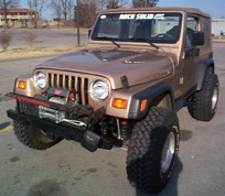 Jeep Wrangler with ZENA mobile welding system installed